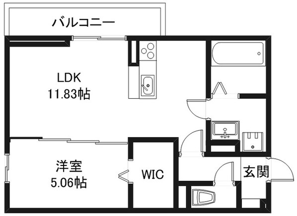 Tｈｅ　Ｂｏｎｄｓ　北中小路（ザ　ボンズ　キタナカコウジ）の物件間取画像